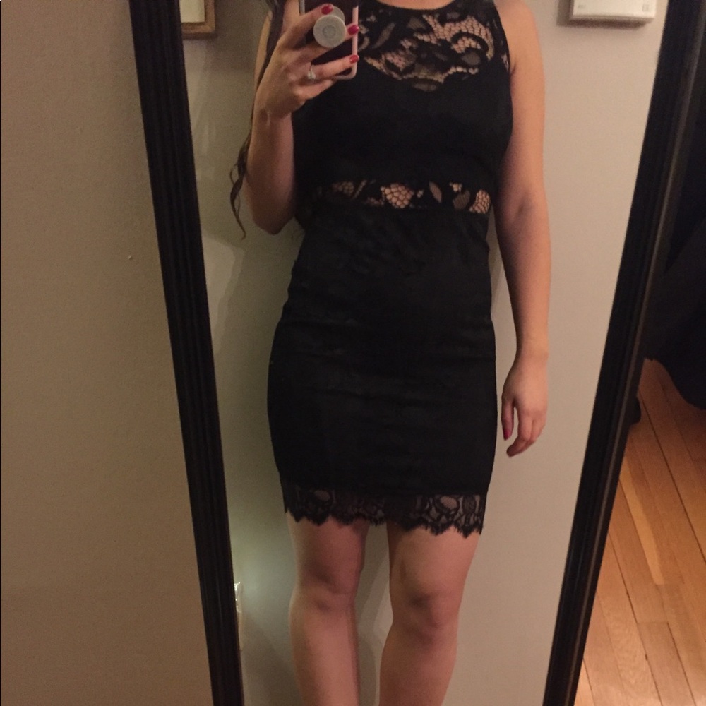 Black Lace Dress